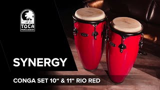 Video thumbnail for TOCA "Synergy" Conga Set 10" & 11" Rio Red - Sound "Spirits" (SOUND DEMO) by GEWA Drums