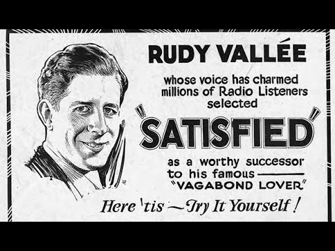Rudy Vallee "The Drunkard Song (There Is a Tavern in the Town)" 1934 = Rudy Vallée laughing
