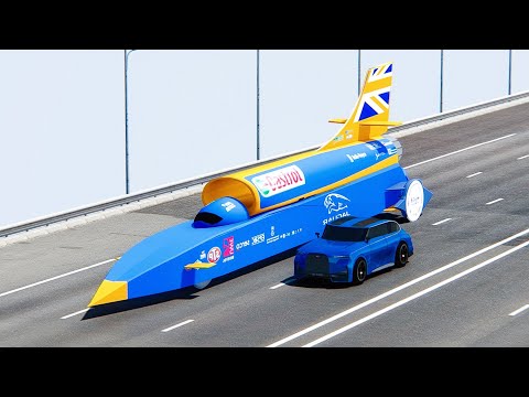 Bugatti SPARTACUS SUV Concept vs SSC Bloodhound at Drag Race 24 KM