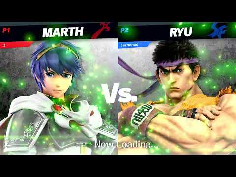 Clocktower Smash 104 - WQ - G3R__ (Marth) vs. Lernonad (Ryu) - HDR