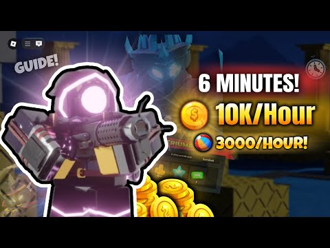 (GUIDE) TDS SOLO FALLEN SPEEDRUN IN 6 MINUTES! (10K Coins/Hour) Battlepass Grind (TDS Roblox)