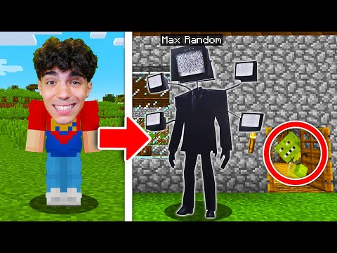 MI TRASFORMO nel SUPER TV MAN per TROLLARE il MIO AMICO su MINECRAFT!