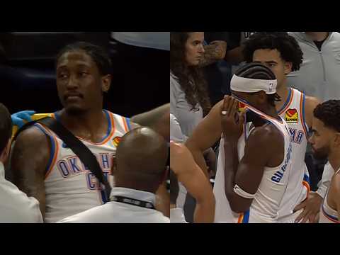 Jalen Williams stretchered off after gruesome injury vs Clippers has SGA emotional