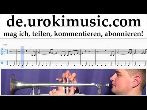 Trompete Lernen P!nk - What About Us Tabulatur Teil#2 um-i995