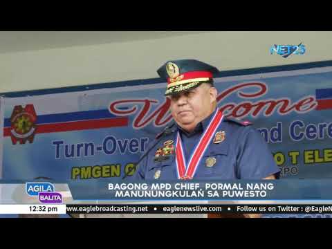 Bagong MPD Chief, pormal nang manunungkulan sa puwesto