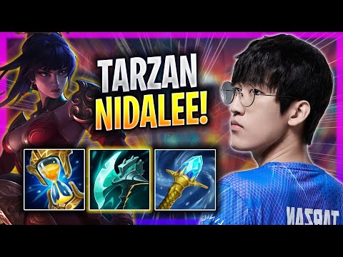 TARZAN IS SO CRAZY WITH NIDALEE! - LNG Tarzan Plays Nidalee JUNGLE vs Ivern! | Season 2023