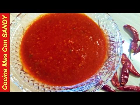 SALSA DE CHILE DE ARBOL PICANTE!