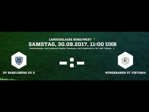 3.Spieltag der U16 in der Landesklasse der B-Junioren, gegen die U17 vom Werderaner FC Viktoria