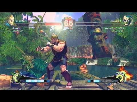 SSFIV - Rekka U [Abel] vs Weak SauC3 SRK [Sagat]