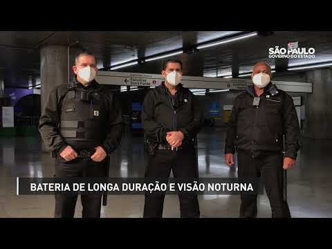 Seguranças do metrô SP utilizam câmeras portáteis
