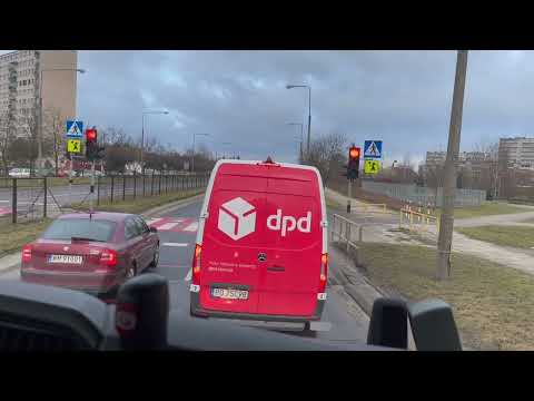 Siedlce, przejazd przez miasto