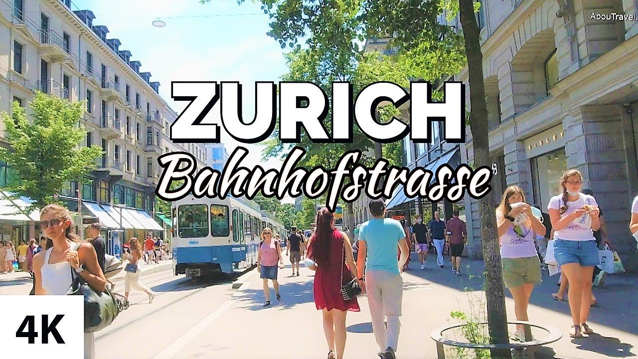 Experience the captivating Bahnhofstrasse on foot!