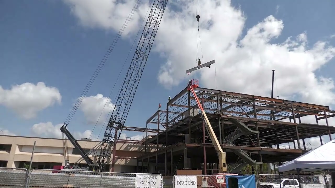 Construction Topping-Out Ceremony for the Judicial and Law Enforcement Addition