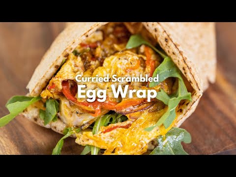Curried Scrambled Egg Wrap