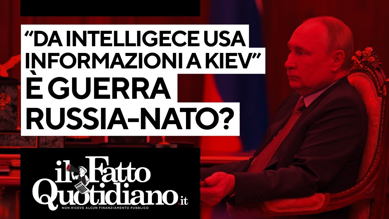 "Da intelligence Usa informazioni a Kiev", ormai è guerra Russia-Nato?