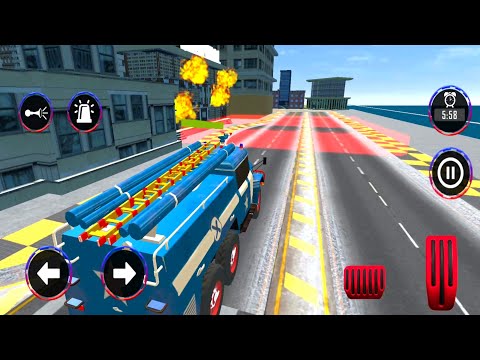 Police Ambulance and Fire Truck Van Driving - Android GamePlay #6