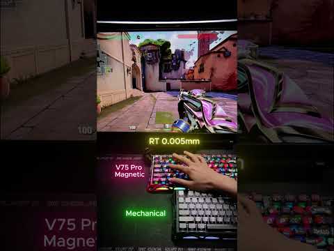 Bàn Phím Cơ Gaming GravaStar Mercury V75 Pro Special Edition Neon Graffiti - Switch Từ Tính Gateron Jade, Tốc Độ 8KHz, Tùy Chỉnh Actuation, RGB Đa Chế Độ