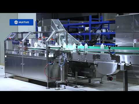 Huituo automatic bottle unscrambler and orientation machine for cylinder and flat bottles containers
