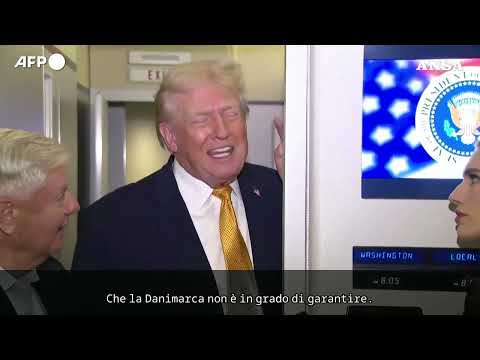 Usa, Trump: "Groenlandia necessaria. Colpiremo l'Iran se uccidera' i manifestanti" #ansa #news