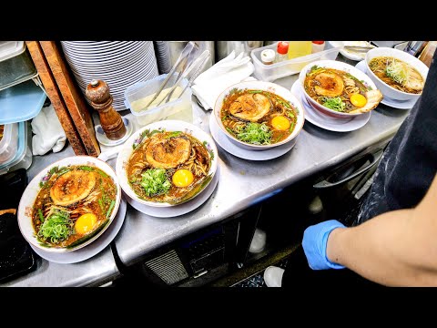 「真っ直ぐな正油ラーメン作ってます！」鉄人夫婦が１５席で２６０杯売る大阪日本橋の行列ラーメン屋丨THE BEST Ramen in Osaka