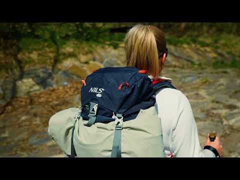 Turistický batoh NILS Camp NC1993 Northlake 30L + 10L modrý