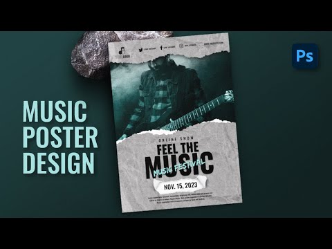 Music Poster Design in Adobe Photoshop