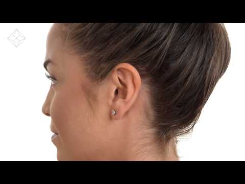 B3591 - Exquisite Stud Earrings 0.33CT Diamond 9K White Gold