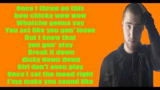 Mike Posner Ft. Lil Wayne-Bow Chicka Wow Wow Remix(Lyrics)