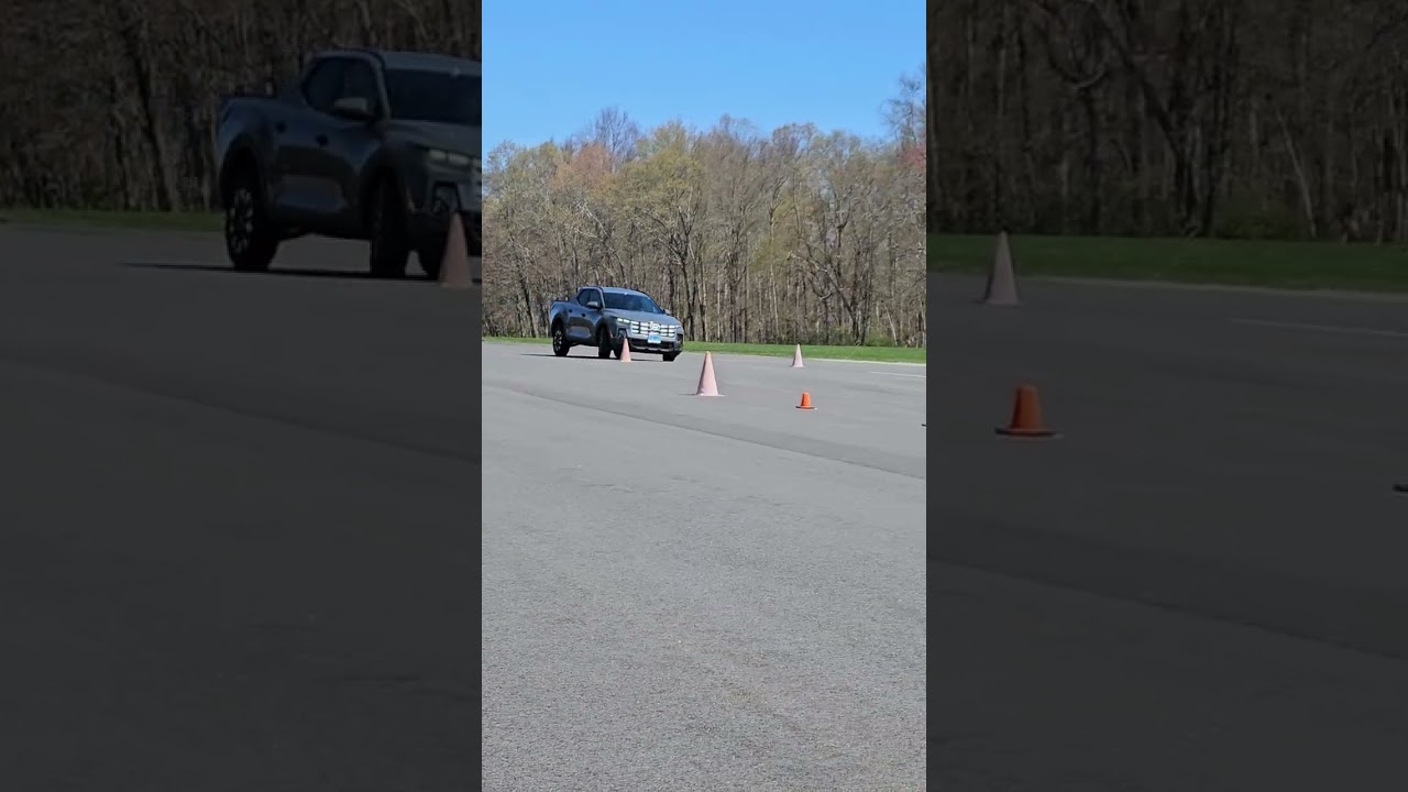2026 Hyundai Santa Cruz SEL Activity AWD in our moose test | Consumer Reports