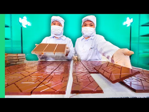 How Vietnam Makes Chocolate!! Sonny and the Chocolate Factory!!