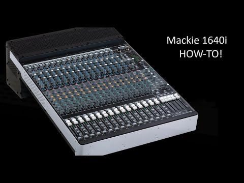 Mild to Wild - Mackie 1640i "How-to" #1