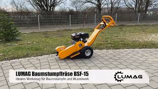 Pařezová fréza LUMAG BSF-15 – benzínová, 9 kW, 420 cm³