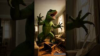 dog and the Big GIANT LIZARD #shorts #dog #puppy #ai