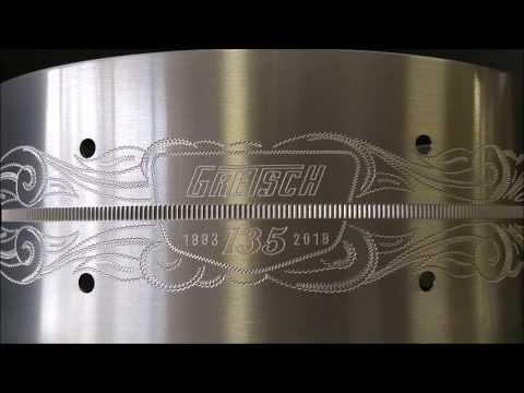 Gretsch 135th Anniversary Snare Drum Engraving with Eric Sooy