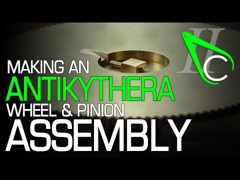 Making An #Antikythera Wheel & Pinion Assembly