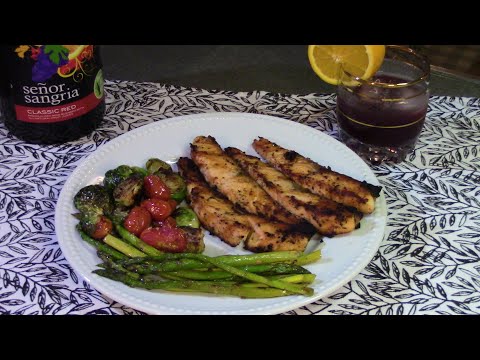 Salmon a la Parrilla con Vegetales