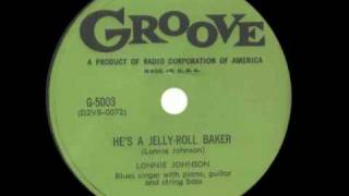 LONNIE JOHNSON - He's a Jelly-Roll Baker (1955)