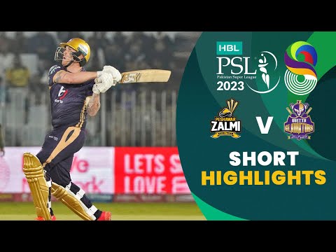Short Highlights | Peshawar Zalmi vs Quetta Gladiators | Match 25 | HBL PSL 8 | MI2T