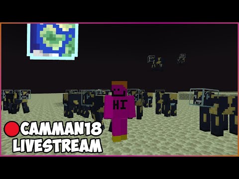 I WENT TO THE MOON IN MINECRAFT camman18 Full Twitch VOD