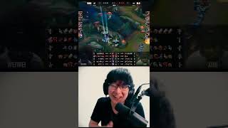 ホームランキャッチするカリスタに爆笑するUG | Worlds 2023 Semifinals WBG vs BLG #Shorts