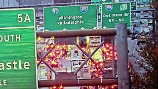 Woman injured in crash on I-95 in New Castle County, Delaware