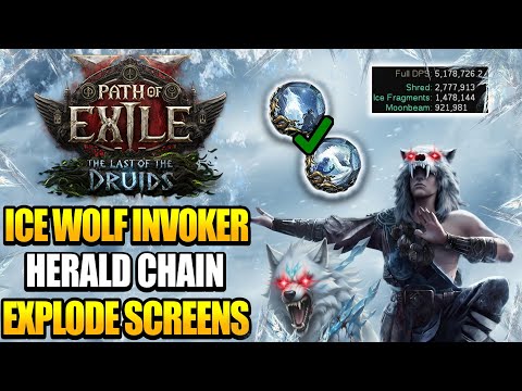 [0.4] Herald Chain Ice Wolf Invoker SLAPS - Wolf Build Guide - Monk Build Guide - Path of Exile 2