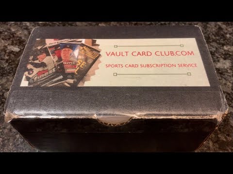 THE VAULT CARD CLUB SUBSCRIPTION BOX REVIEW (Baseball Card Edition)