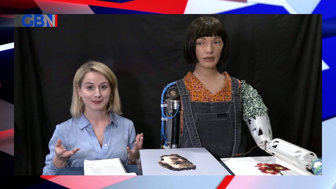 Ai-Da, the world's first ever robot to paint: GB News' Alice Porter reports