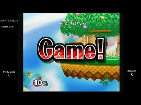 GSS 74 SSBM - Pretty Good (Ice Climbers) vs. ZettaVolt (Falco) - Melee WQF
