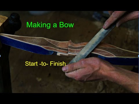 Making a bow: Reflex/ Deflex Longbow