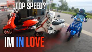 Download lagu Vespa GTS 300 VS Sprint 150 | Top Speed | Test Ride Fun! mp3
