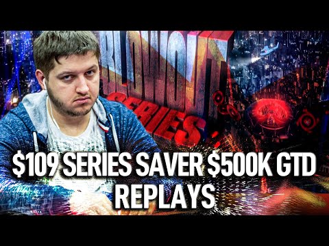 BLOWOUT SERIES $109 angrymoron | JustTrappedU | RaiseUpBlind  Series Saver Final Table Poker Replays