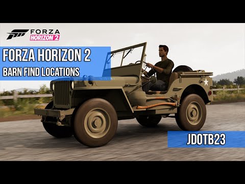 Forza Horizon 2 Barn Find Locations (Storage Hunter Achievement)