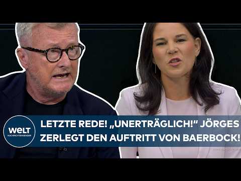 BERLIN: Letzte Rede von Annalena Baerbock! "Unerträglich!" Die knallharte Abrechnung mit der Grünen!